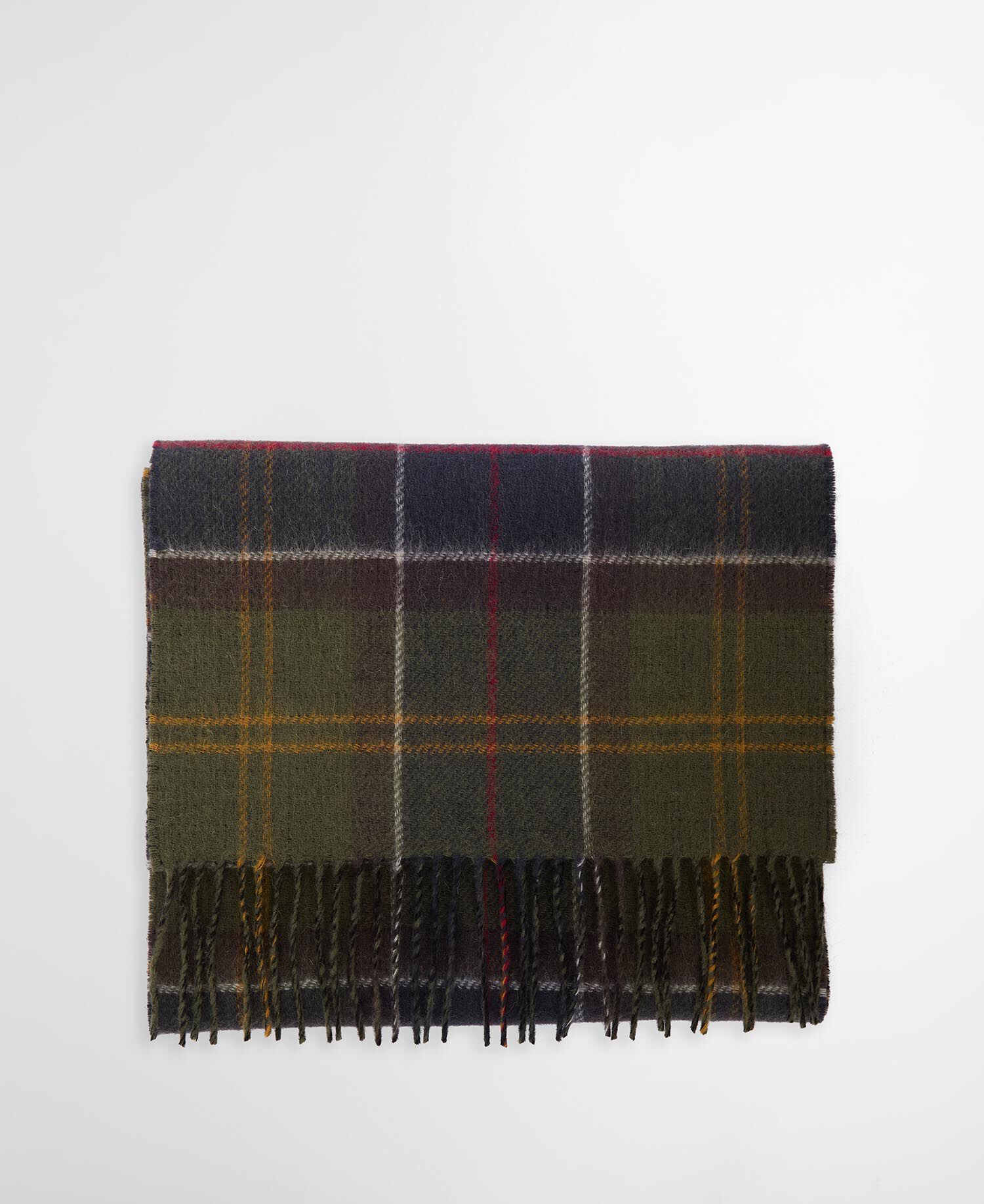 Dramside Reversible Lambswool Scarf Classic Tartan