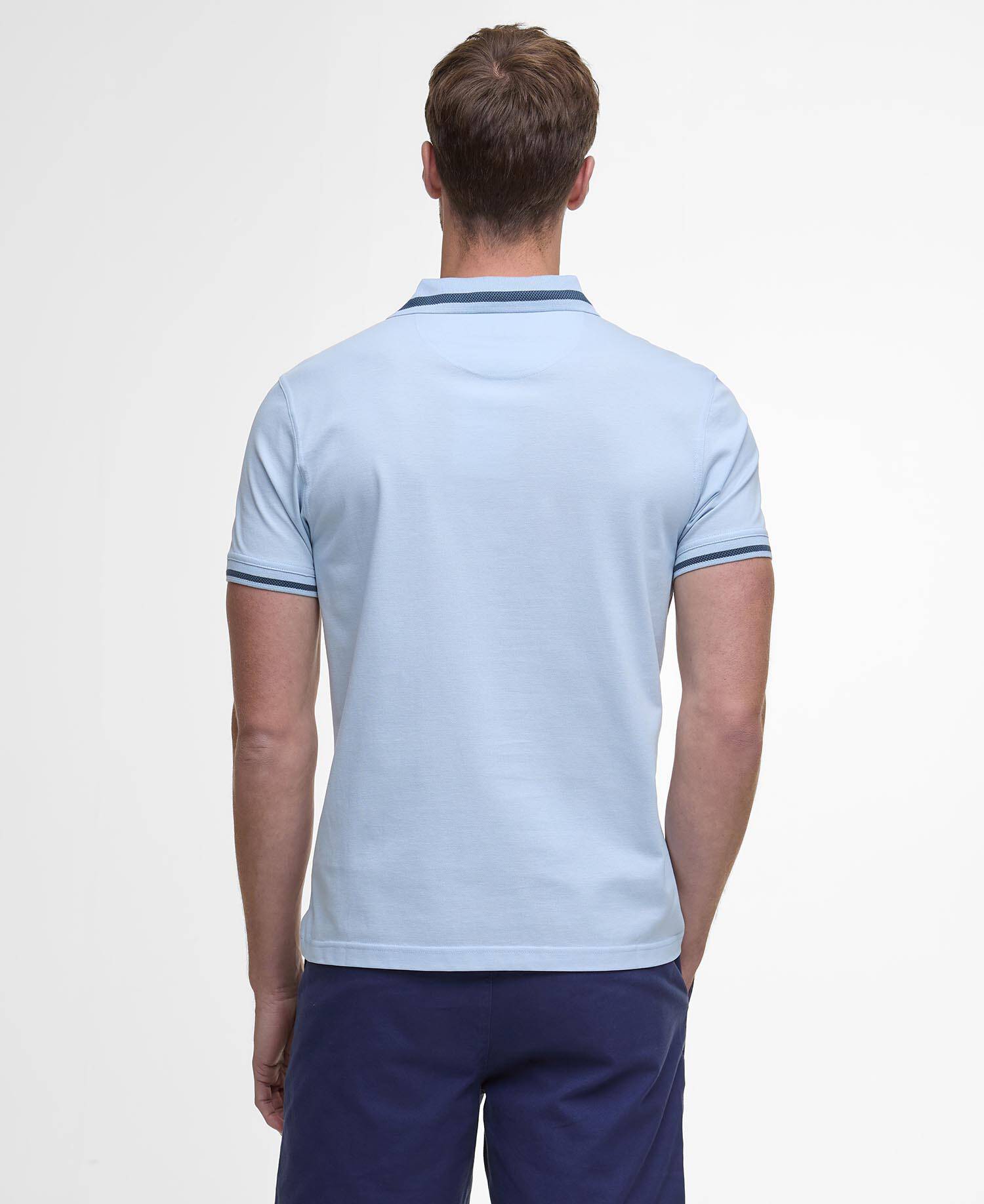 Ferrybridge Lightweight Polo Shirt Ocean Sky image number 2