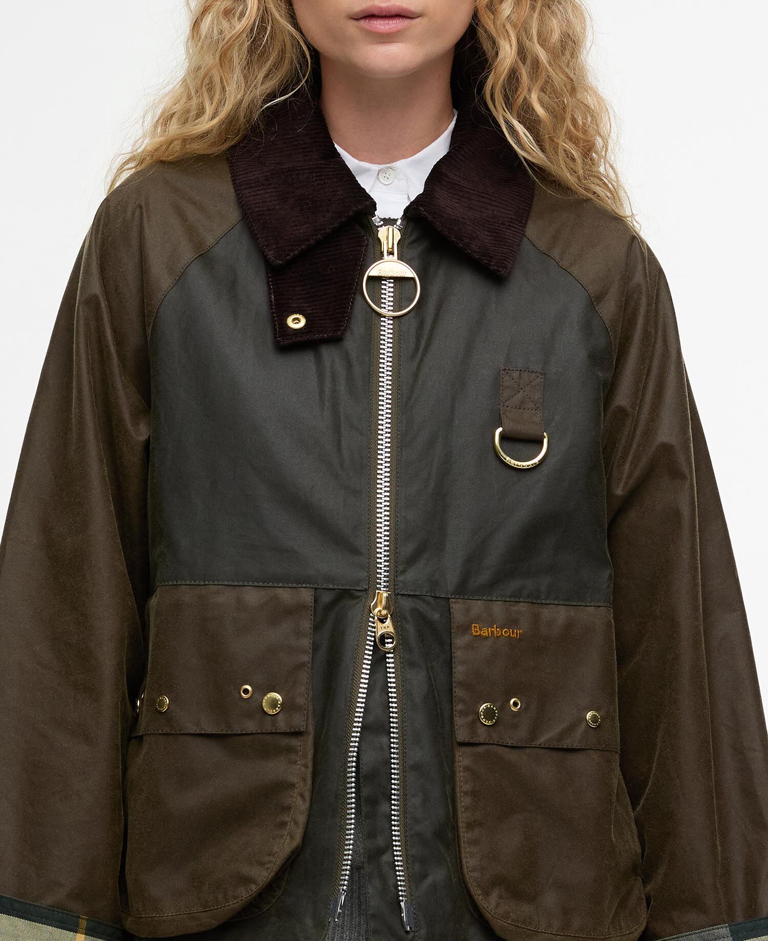 Wachsjacke Kearton Archive Olive/Beech/Ancient Tartan