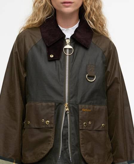 Wachsjacke Kearton Archive Olive/Beech/Ancient Tartan