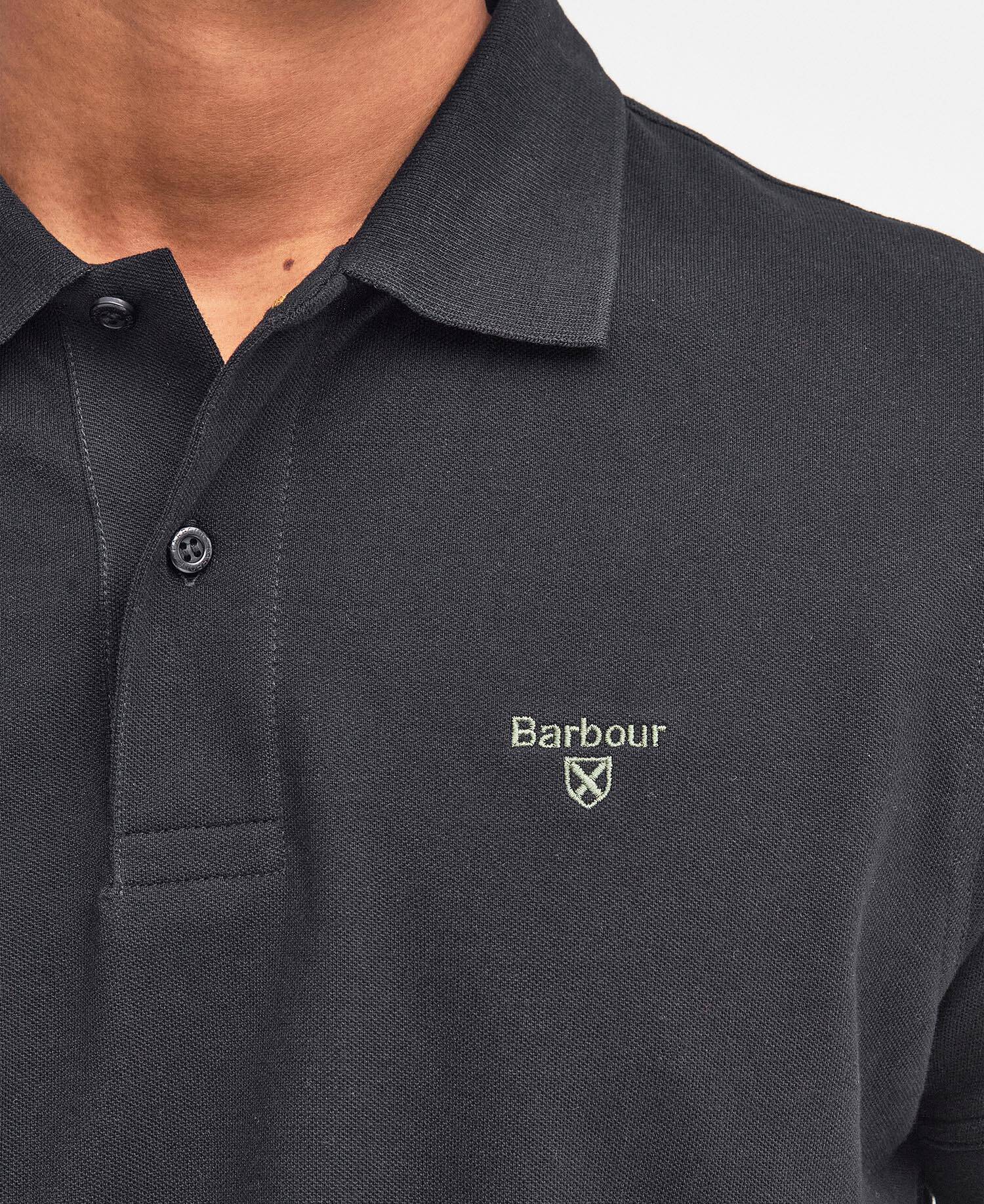 Lightweight Sports Short-Sleeved Polo Shirt Classic Black image number 4