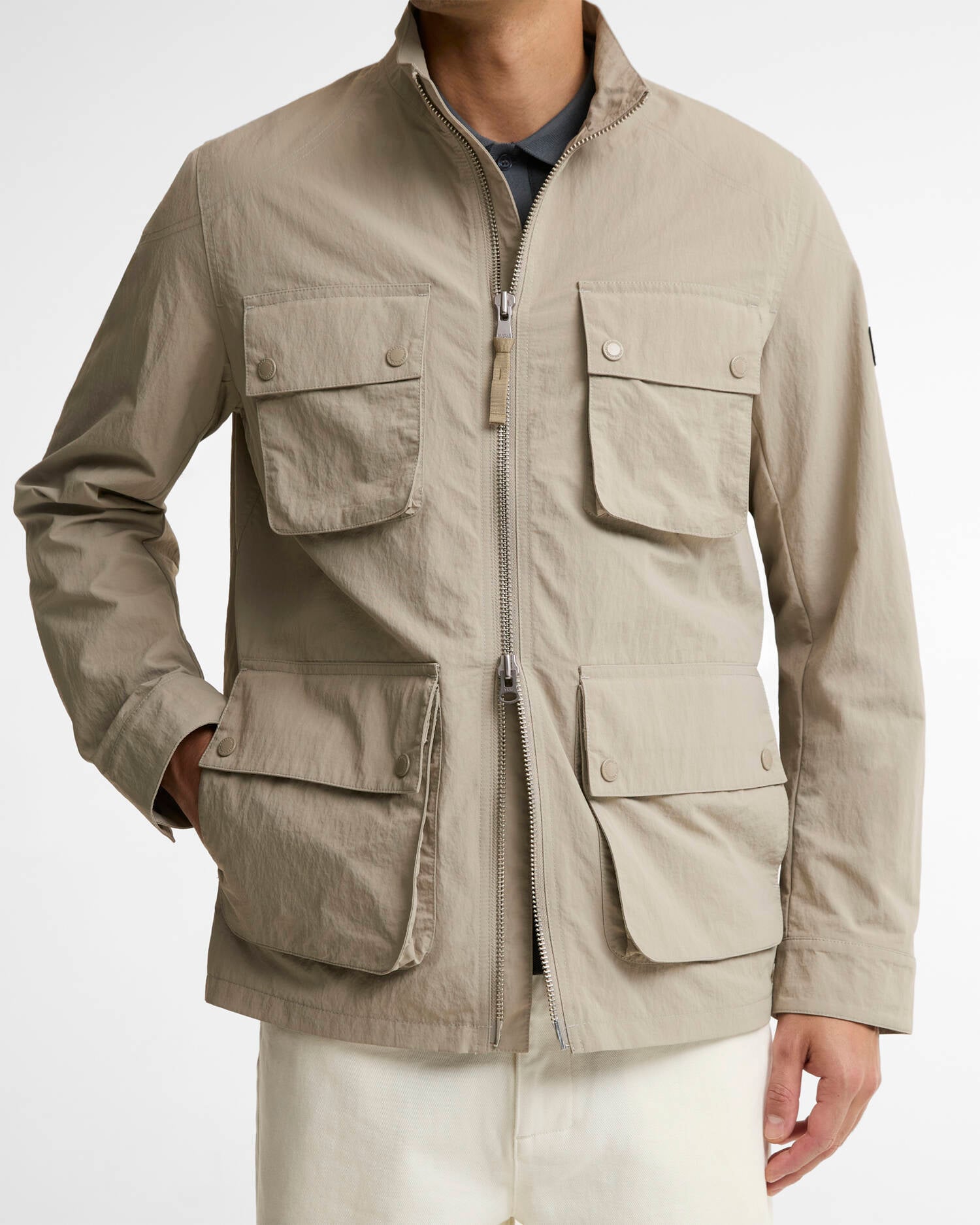 Course Showerproof Jacket Concrete image number 5