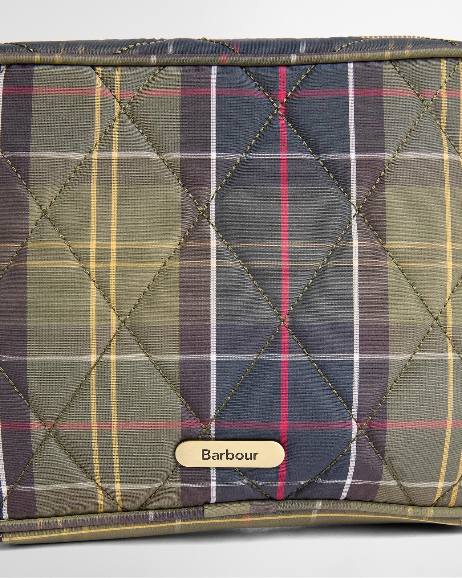 Quilted Crossbody Bag Classic Tartan