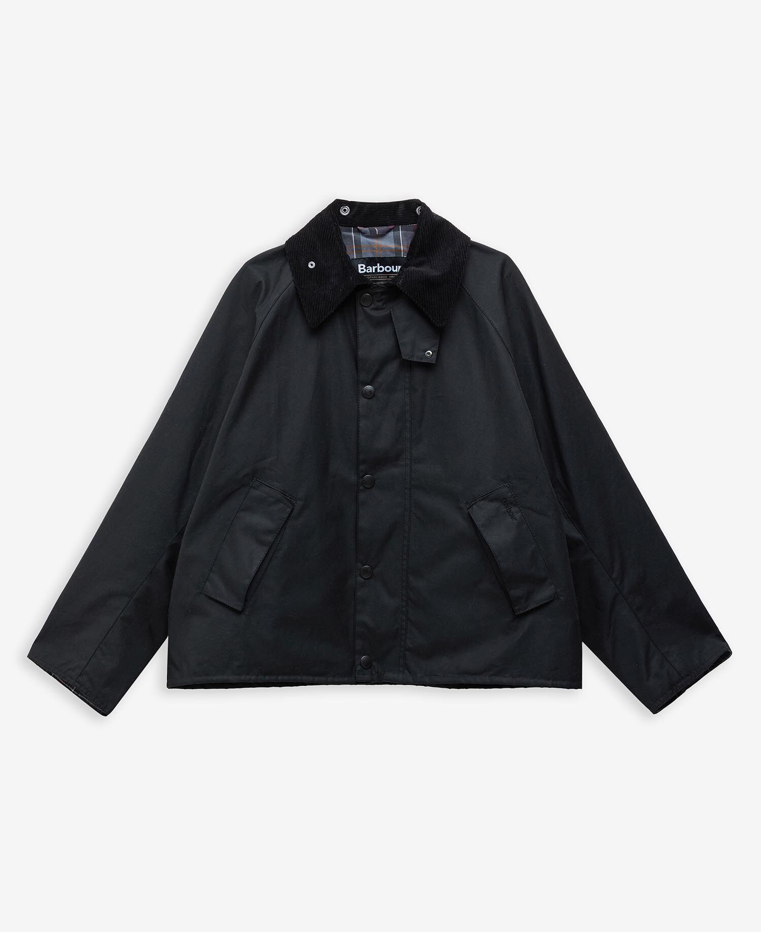 Modified Transport Waxed Jacket Black