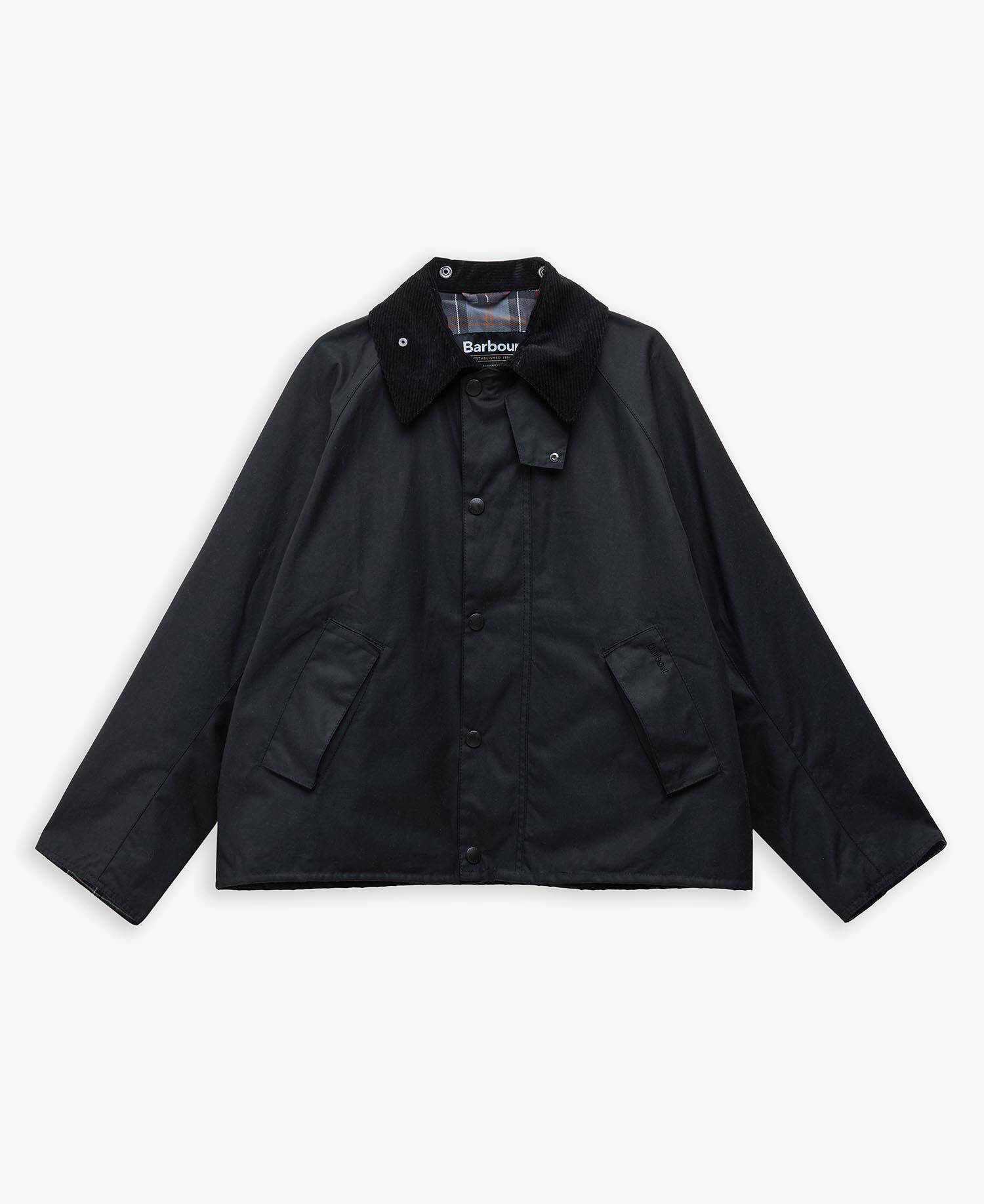 Modified Transport Waxed Jacket Black image number 6