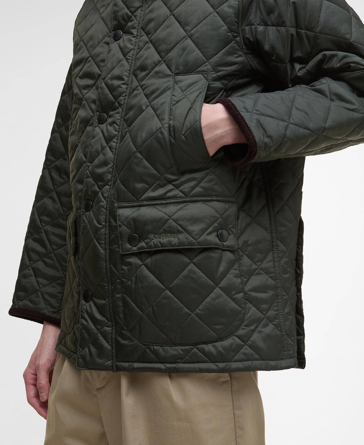 Bedale Quilted Jacket Sage image number 5