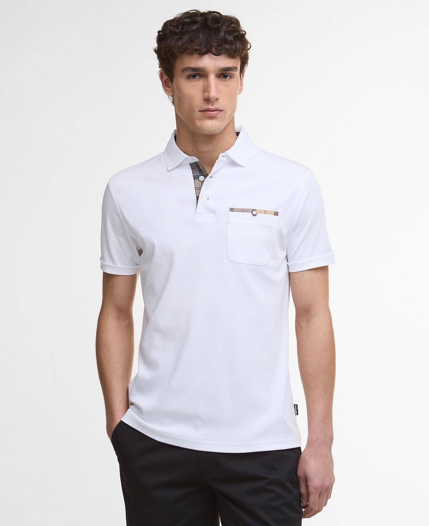 Corpatch Tailored Short-Sleeved Polo Shirt White image number 0