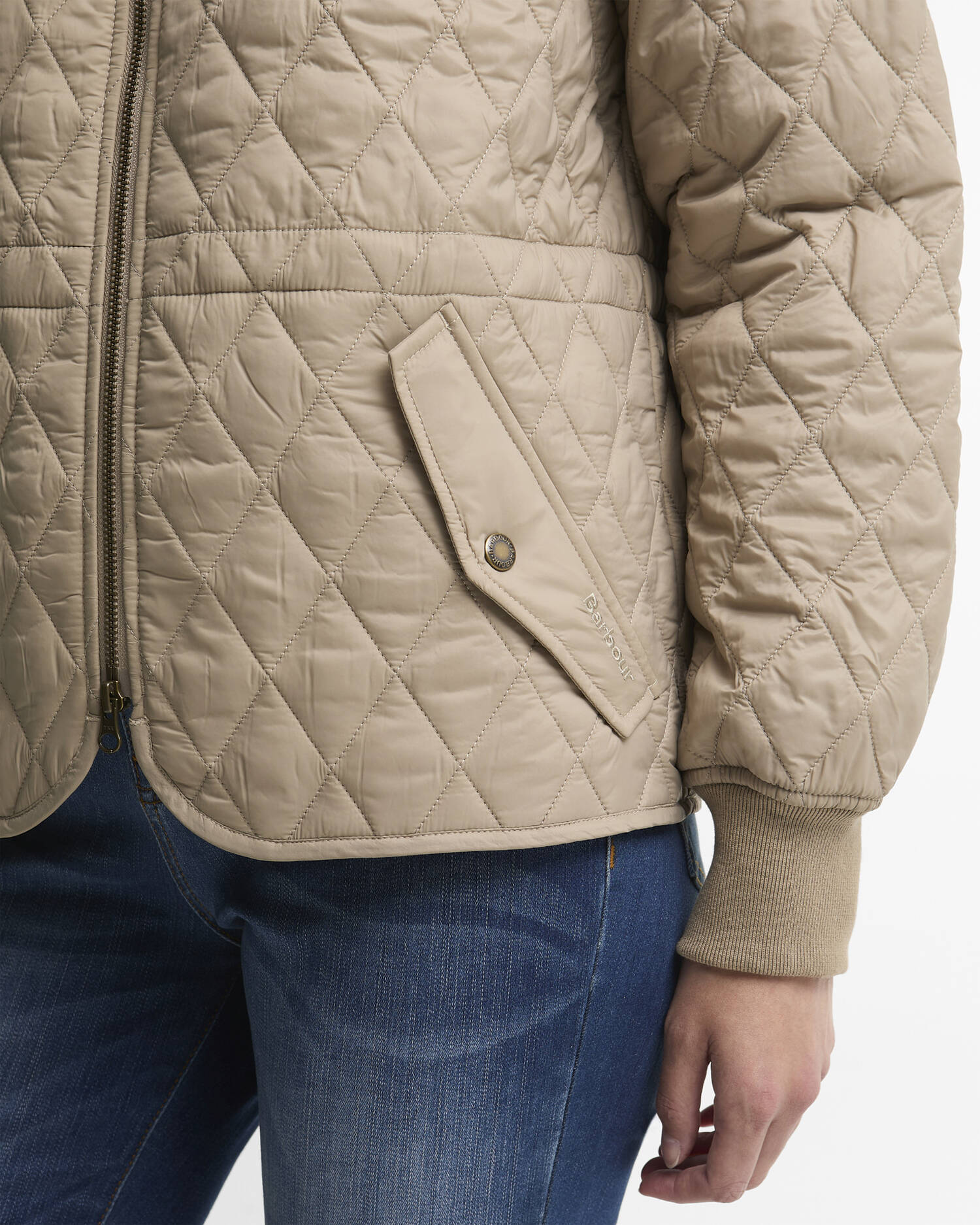 Barbour Steppjacke Hermoine Lt Trench/Muted image number 5