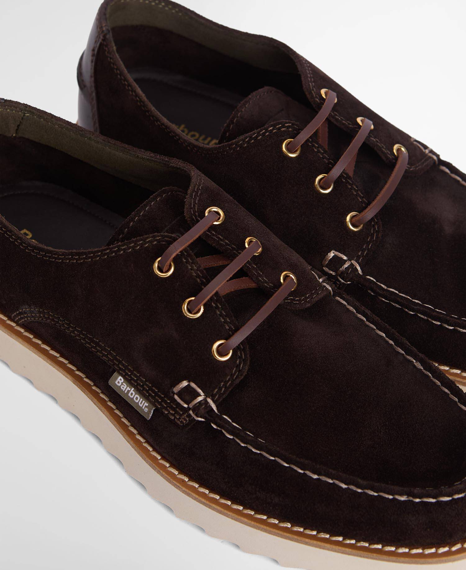 Scarpe derby Aydon Dark Brown Suede image number 2
