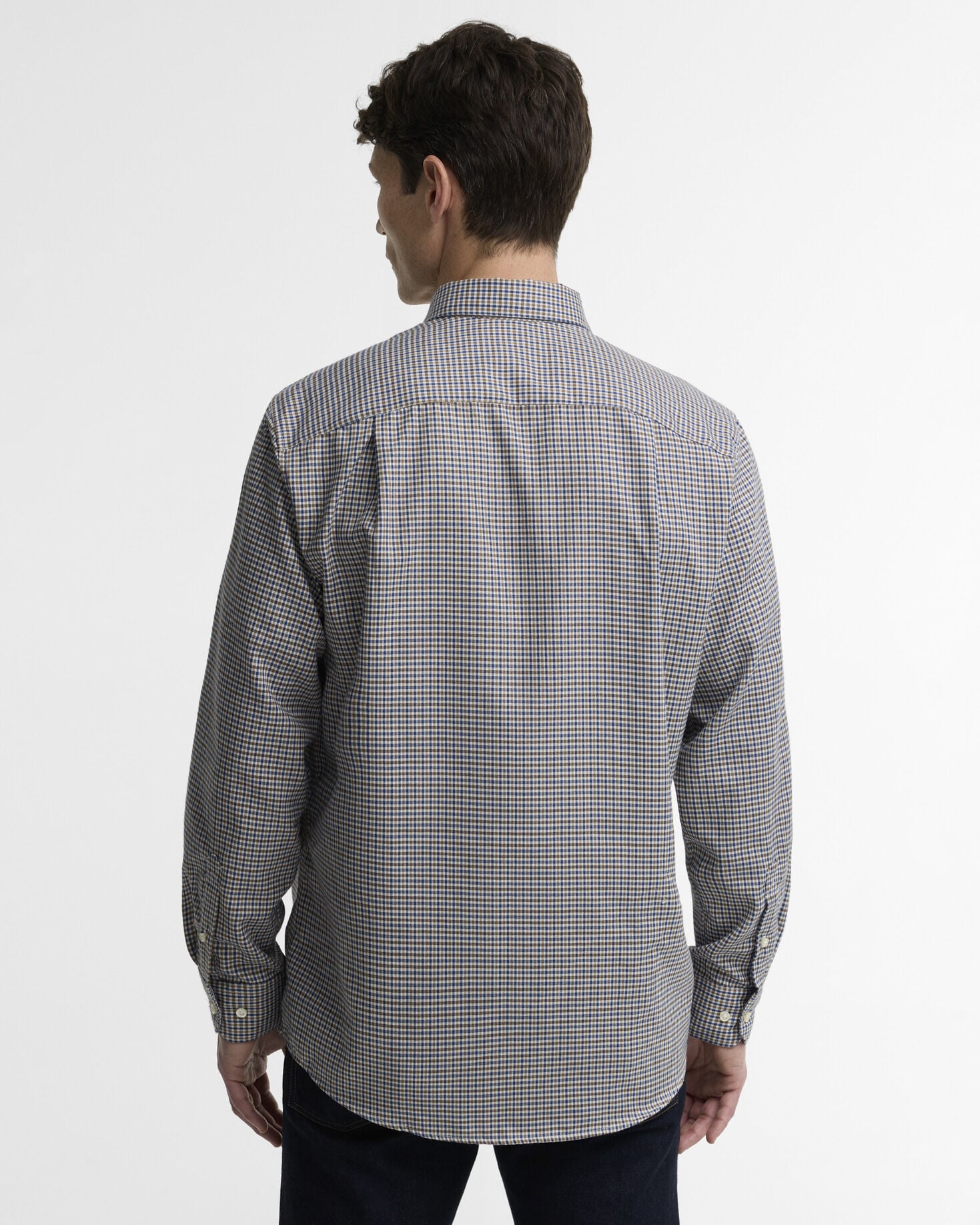 Barnard Thermo Weave Regular-Fit Shirt Deep Blue