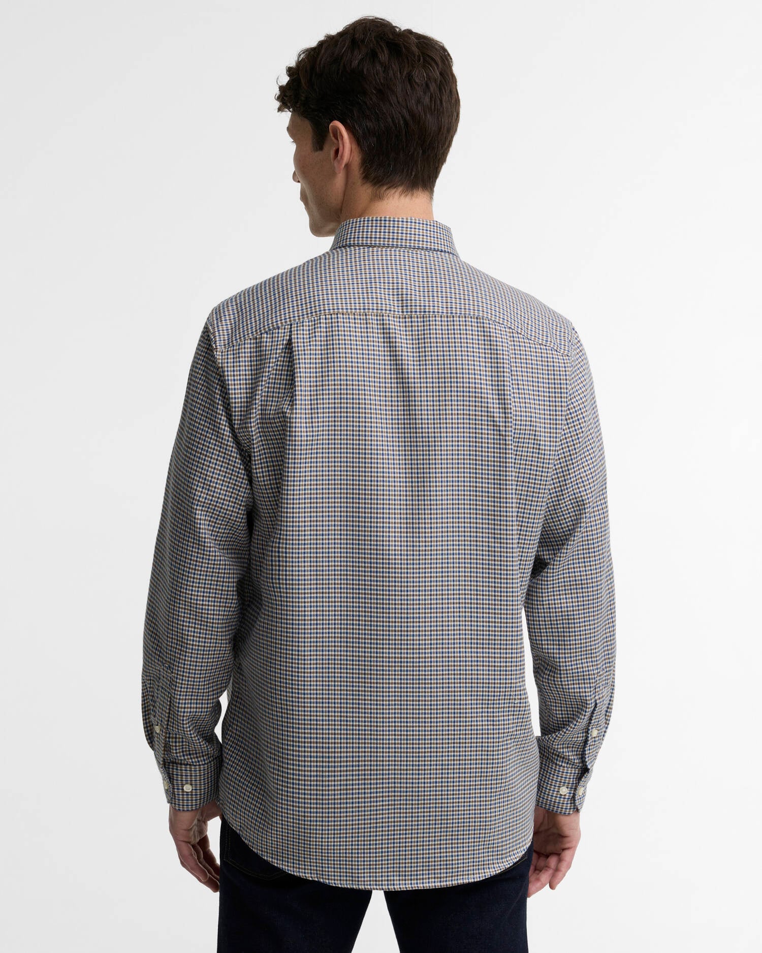 Barnard Thermo Weave Regular-Fit Shirt Deep Blue image number 2