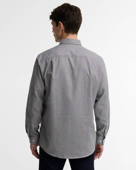 Barnard Thermo Weave Regular-Fit Shirt Deep Blue