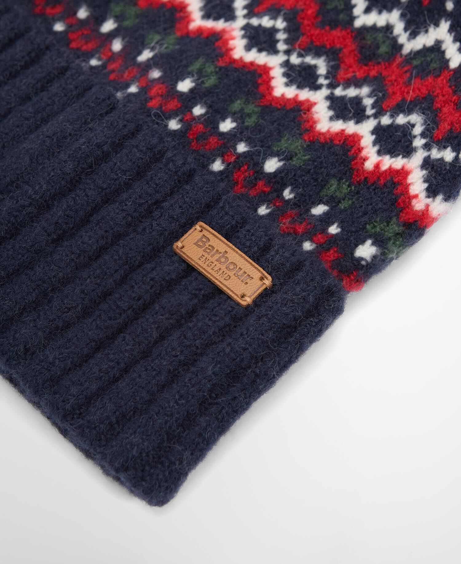 Kingsford Fair Isle Beanie Navy