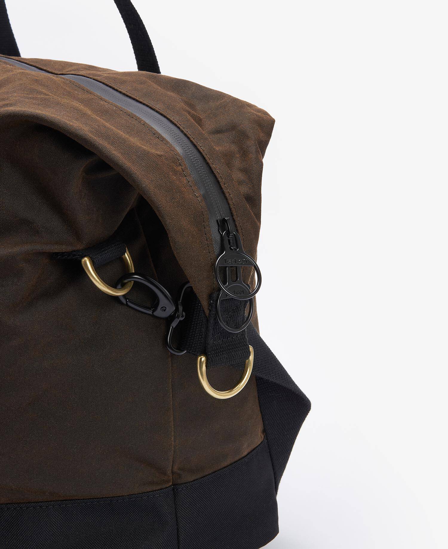 Field Waxed Holdall Olive-Black image number 3
