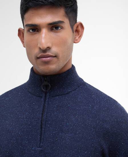 Essential Tisbury Quarter-Zip Jumper Classic Navy