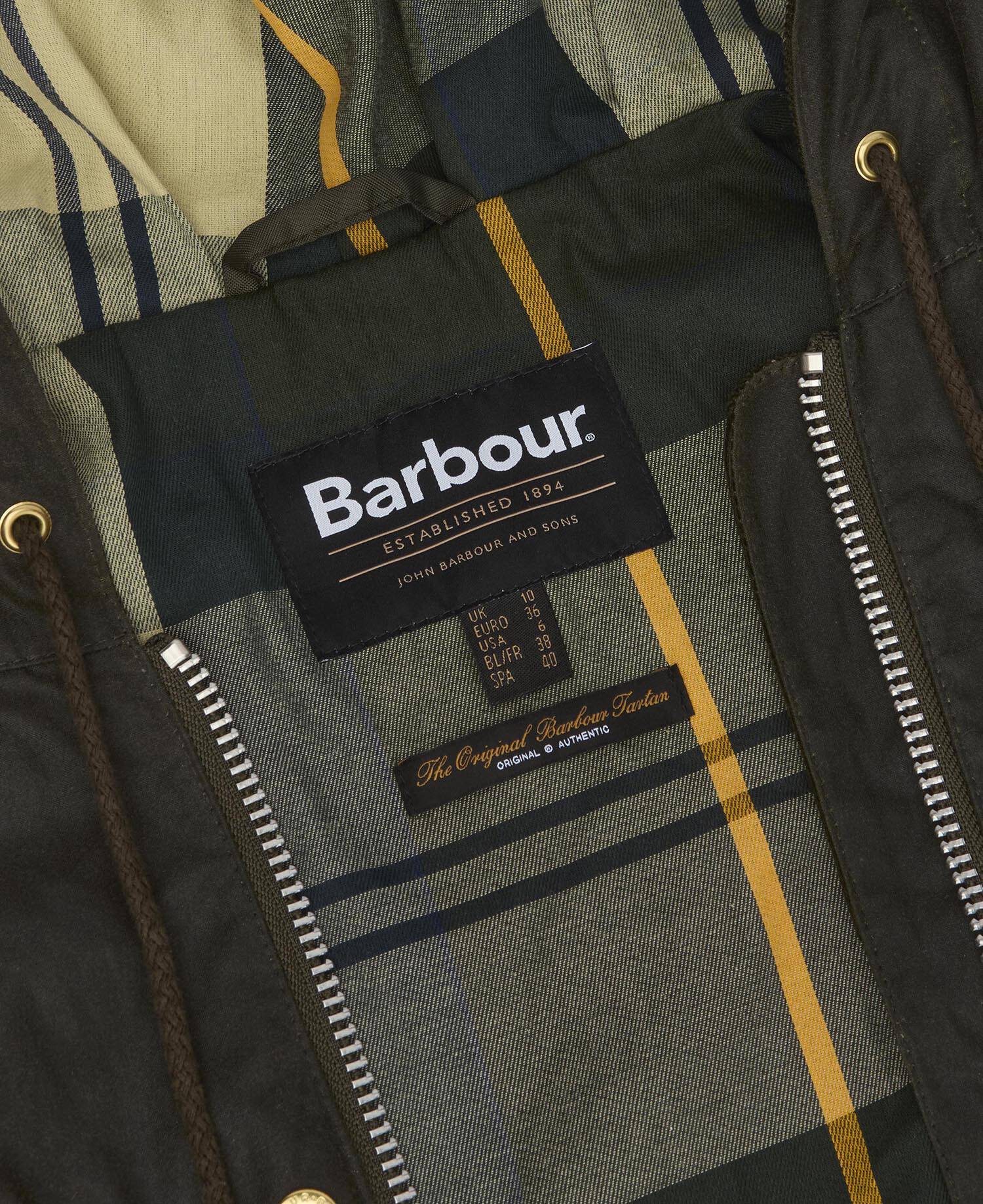 Wachsjacke Aberford Archive Olive/Ancient Tartan image number 4