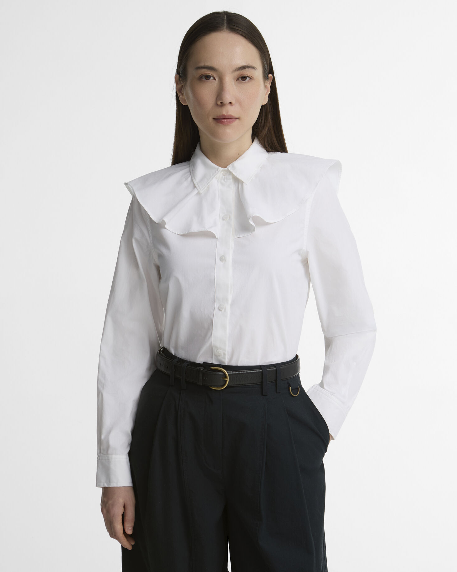 Ava Relaxed Shirt White