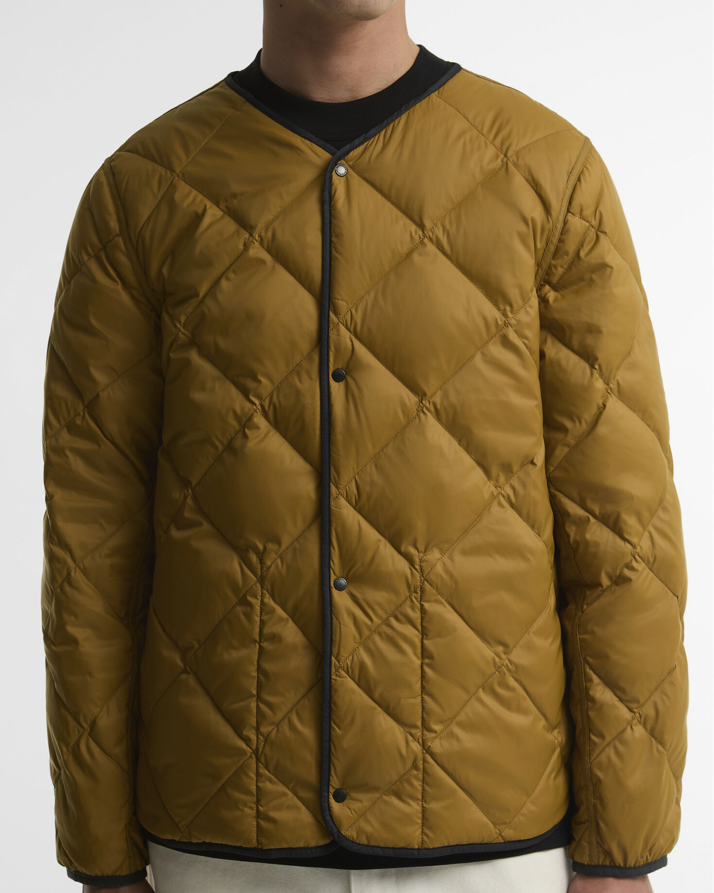 Lightweight Down Reversible Puffer Liner Black