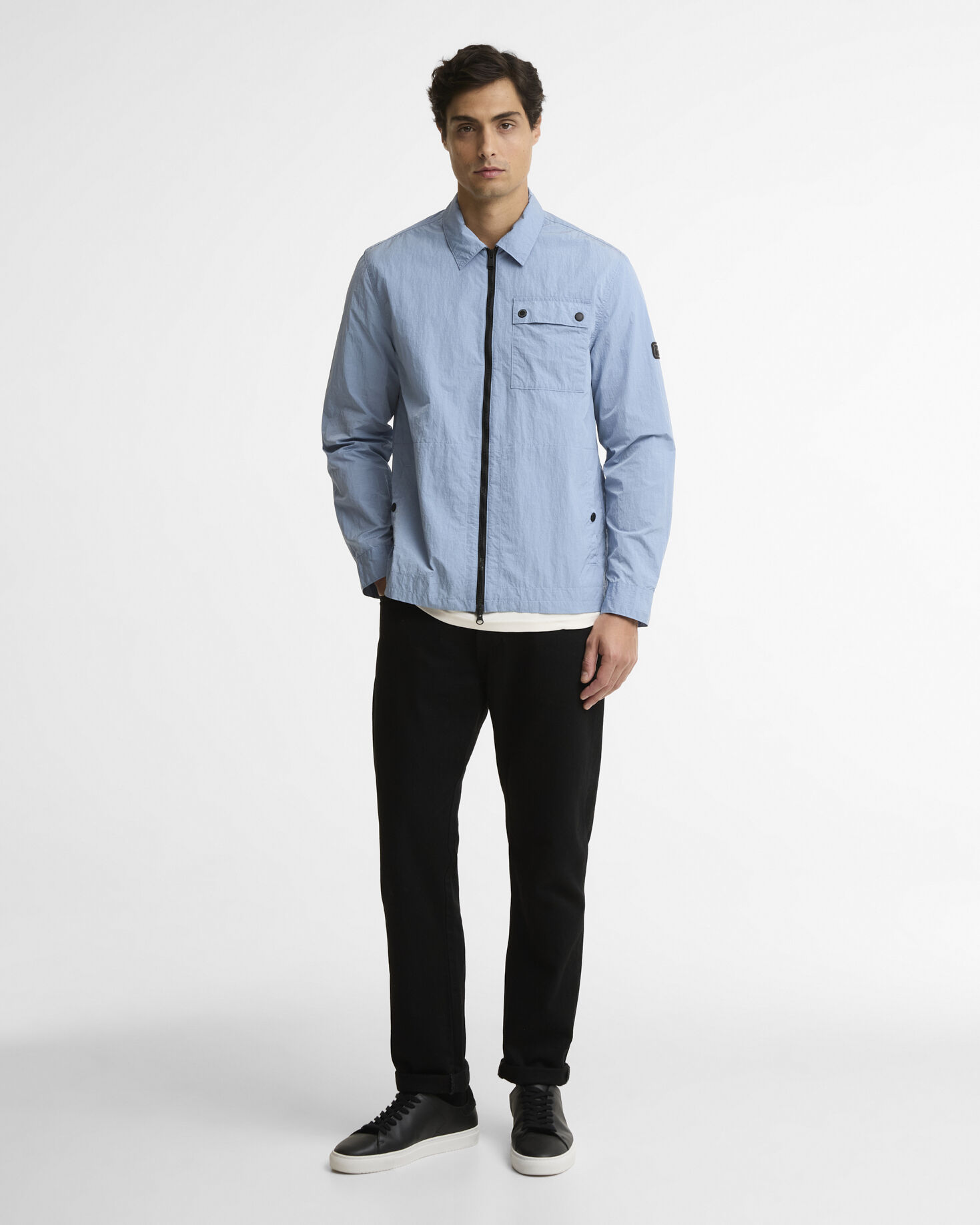 Inline Overshirt Powder Blue