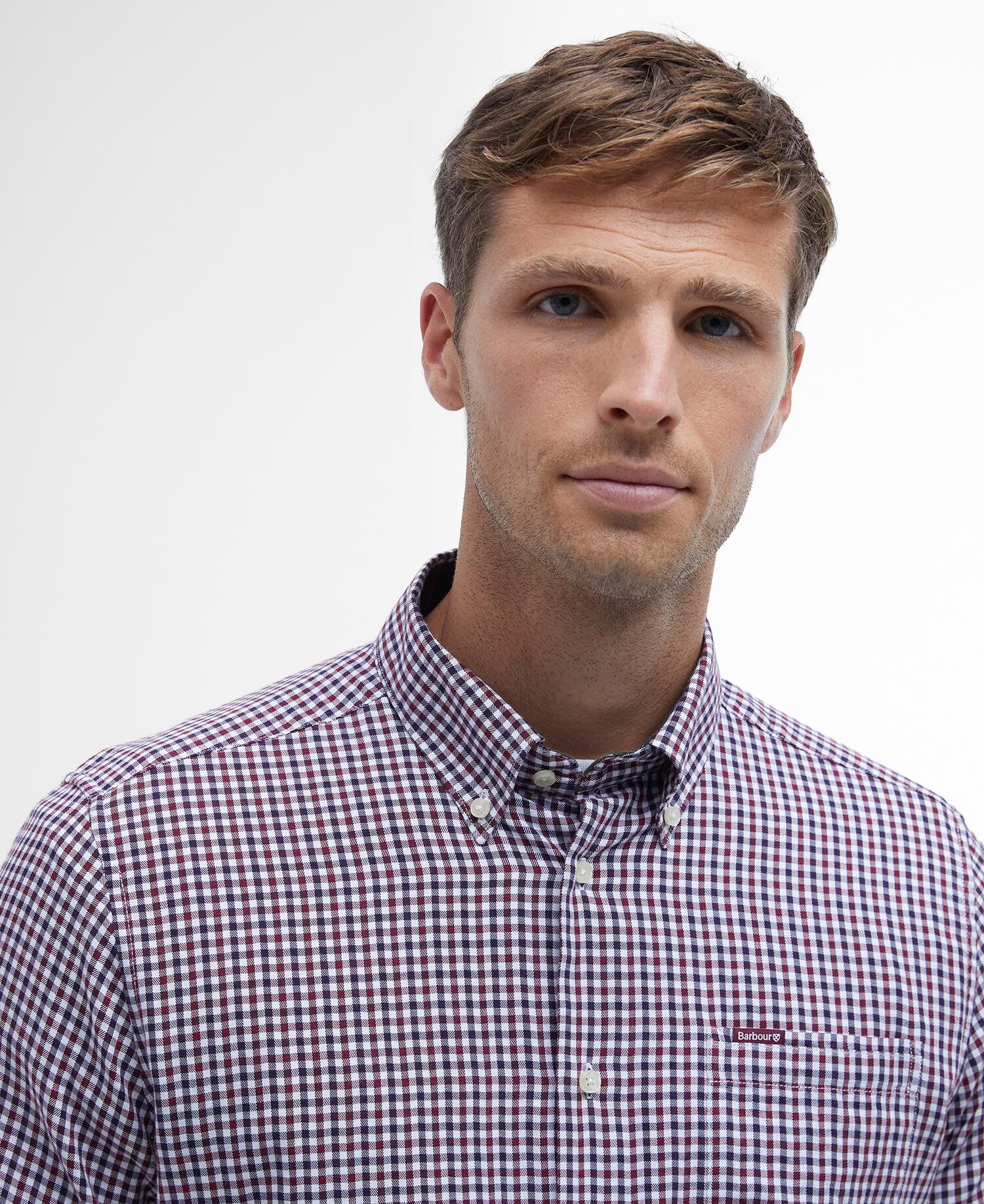 Padshaw Tailored Long-Sleeved Shirt Rich Red