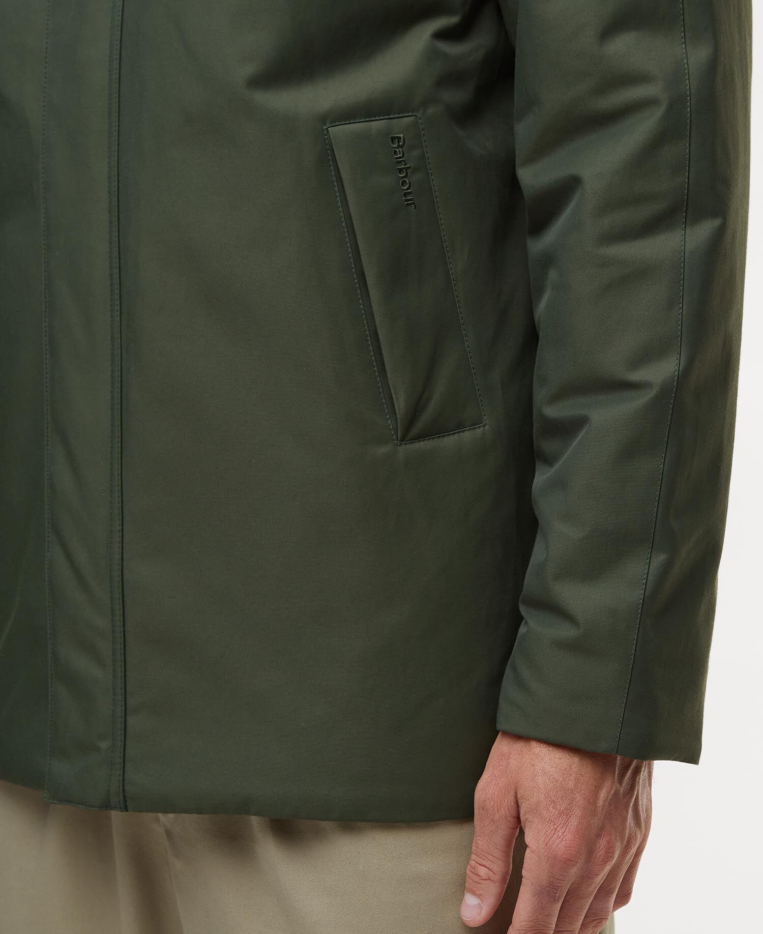 Jacke Modern Lorden Showerproof Mac Olive