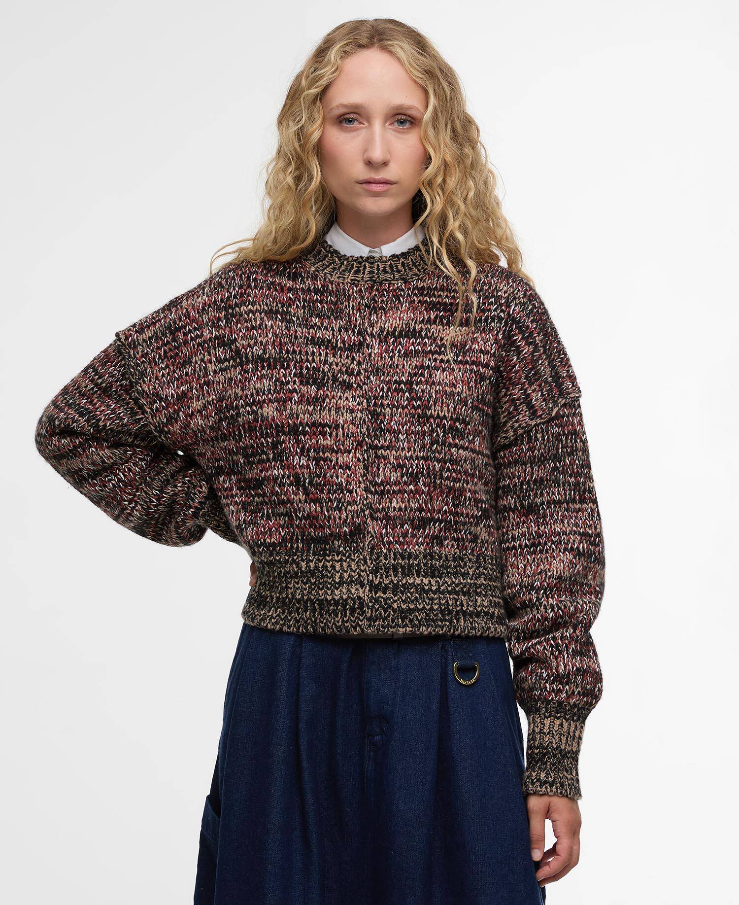Saima Merino-Blend Crew Neck Jumper Multi image number 0