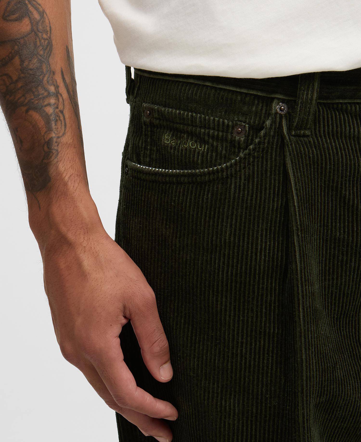 Barbour x Levi's 578&trade; Baggy Corduroy Trousers Rosin image number 3