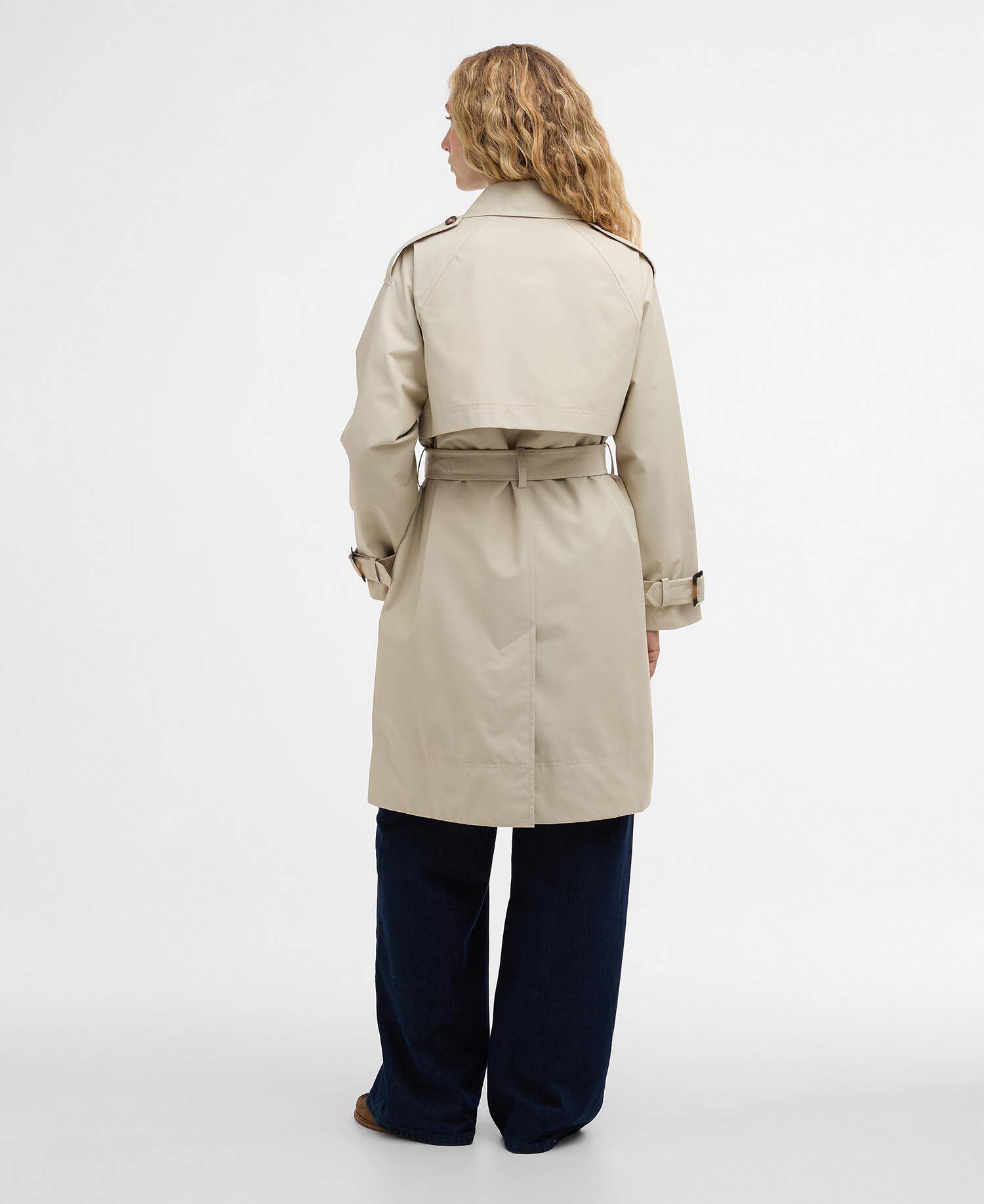 Trenchcoat Maia Showerproof Mist / Dress Navy Tartan image number 2