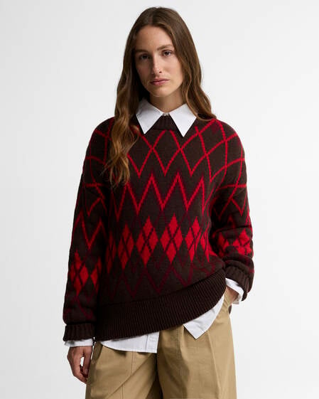 Adina Fair Isle Crew Neck Jumper Multi