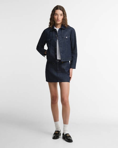 Barbour x A.P.C. Denim Mini Skirt Denim
