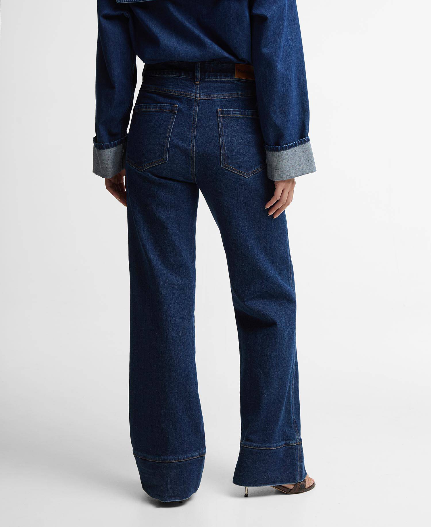 Cartmel Flared Jeans Dark Indigo image number 2