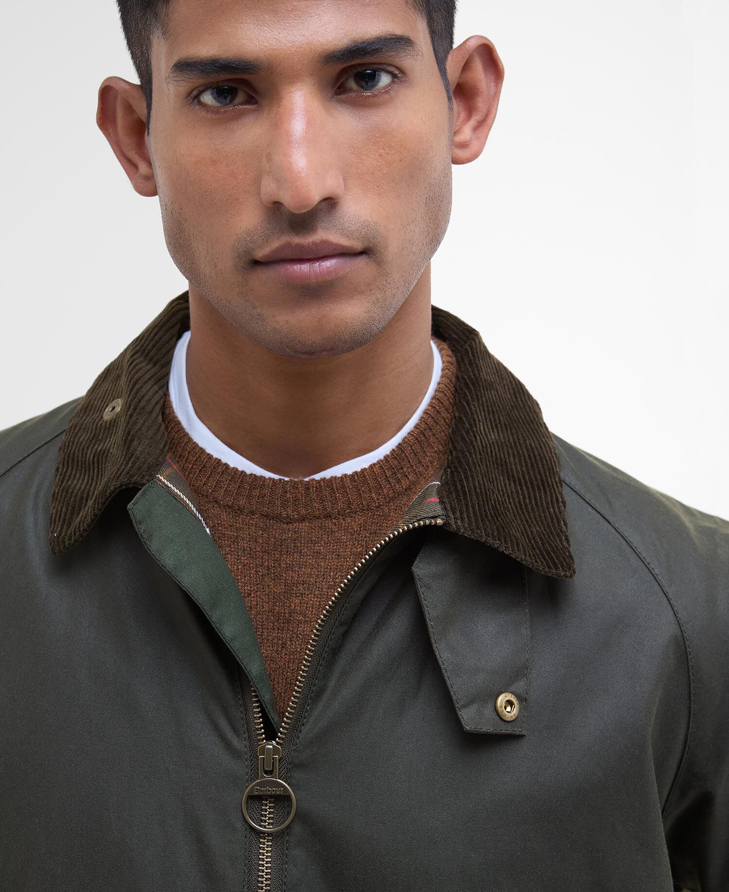 Bedale Short Waxed Jacket Fern