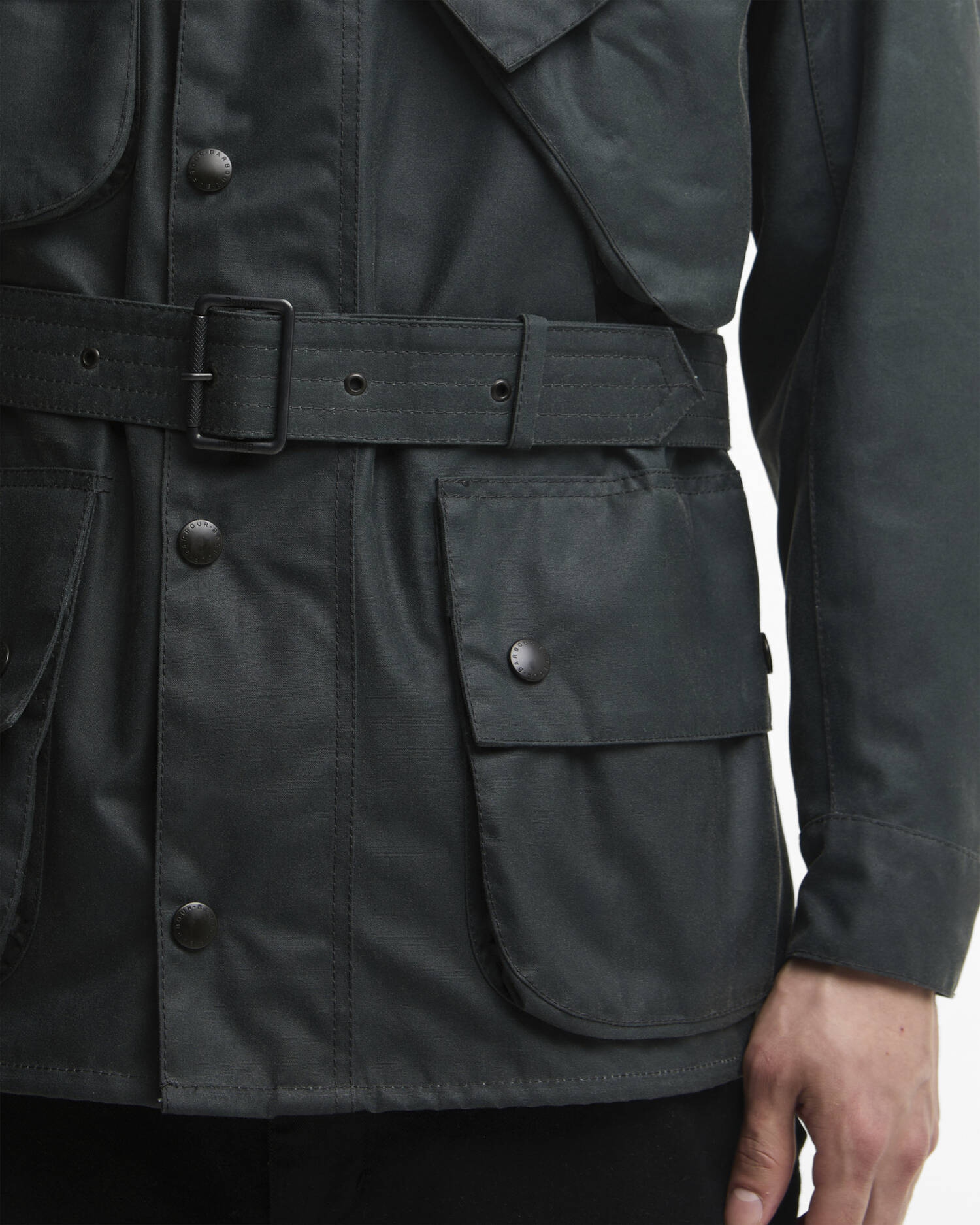 Giacca originale cerata Dark Slate image number 5