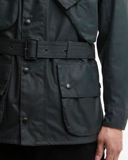 Giacca originale cerata Dark Slate