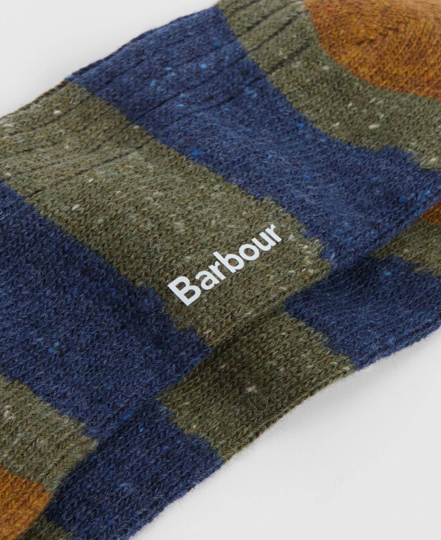 Houghton Stripe Socks Thyme image number 1