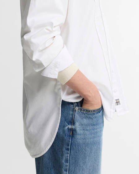 Barbour Bluse Adalyn Relaxed Fit White