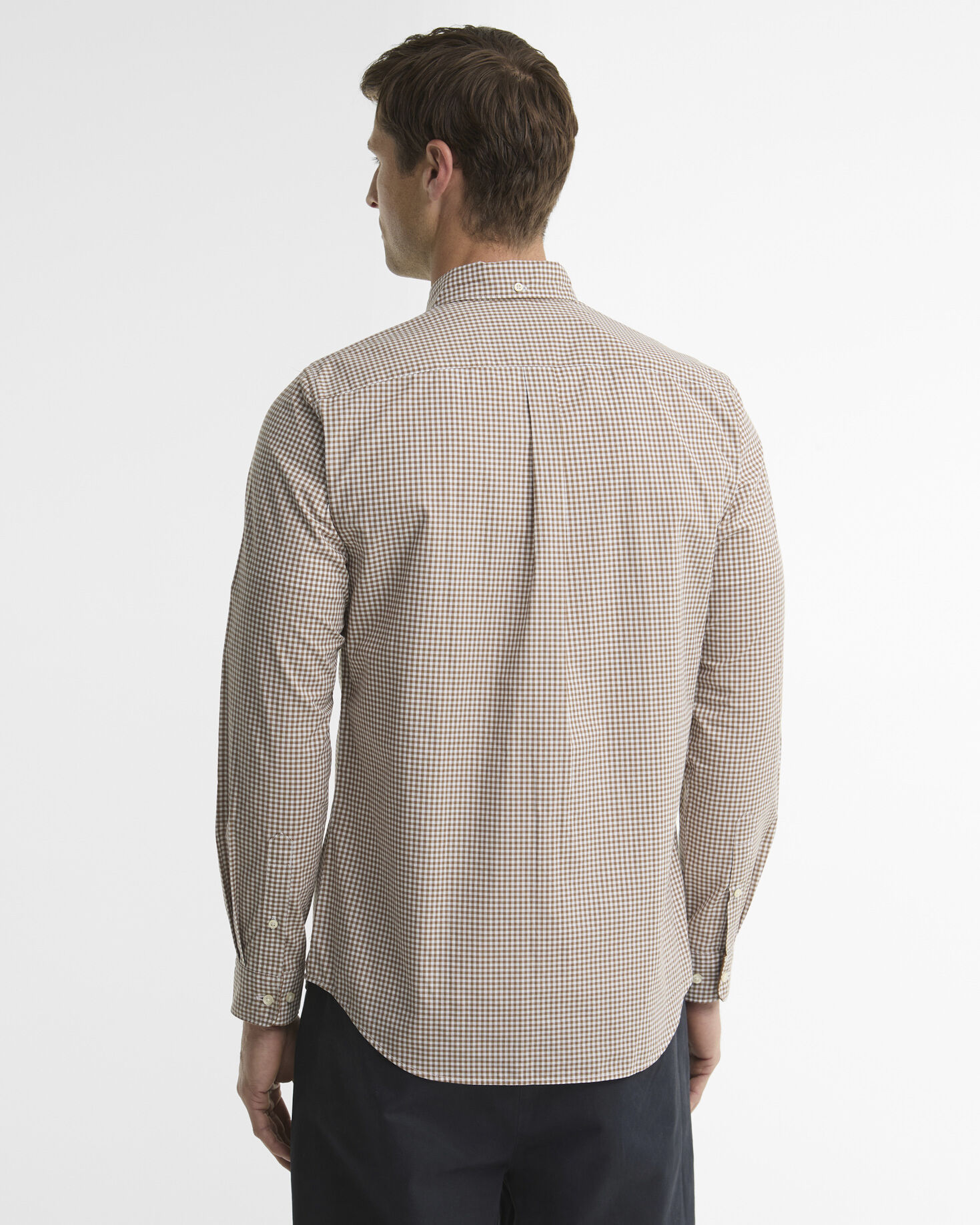 Barbour Hemd Harbourwall Tailored Fit Sandstone