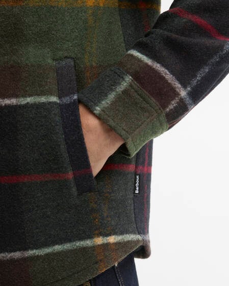 Woodlane Brushed Check Overshirt Classic Tartan