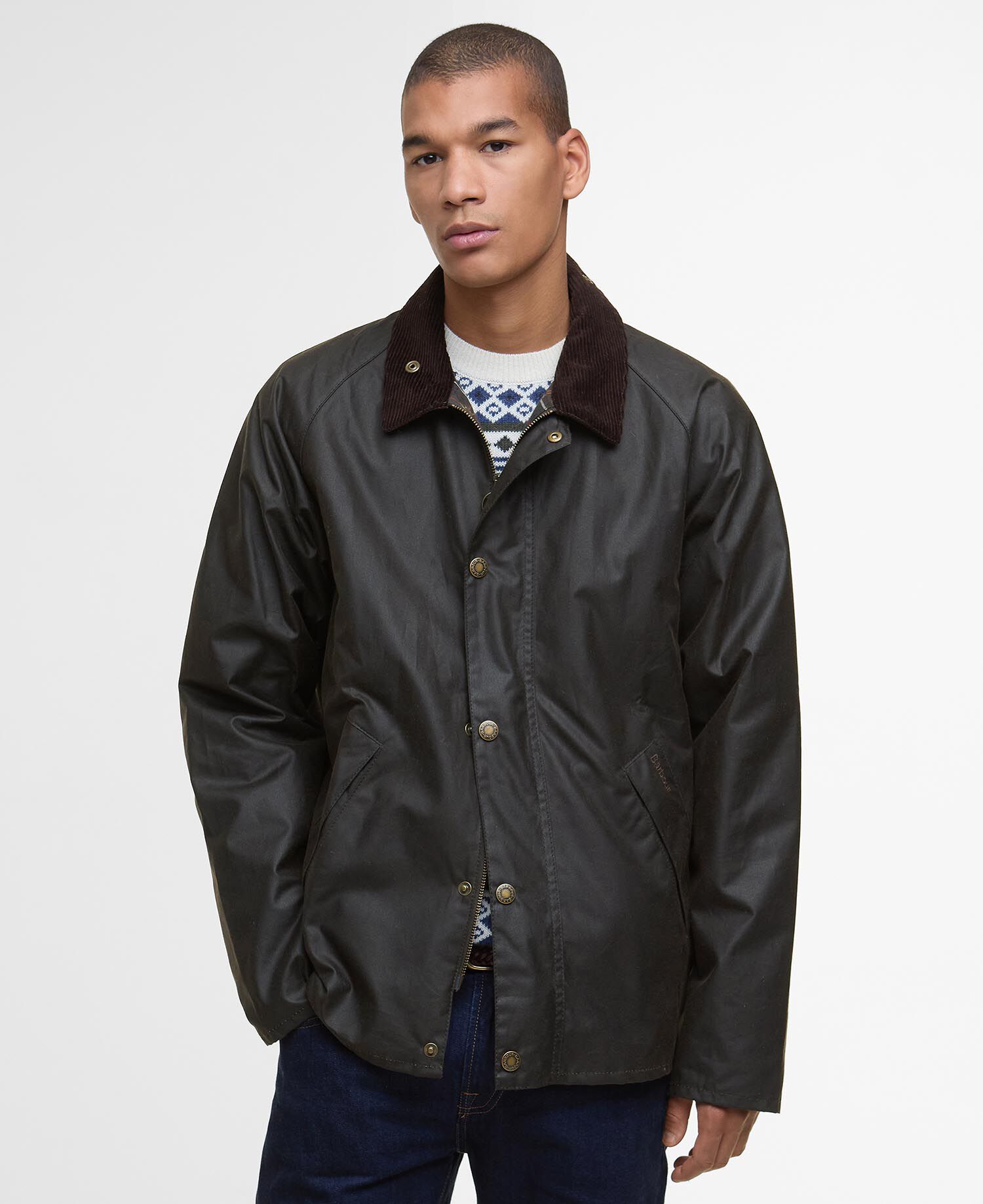 Wachsjacke Tracker Olive