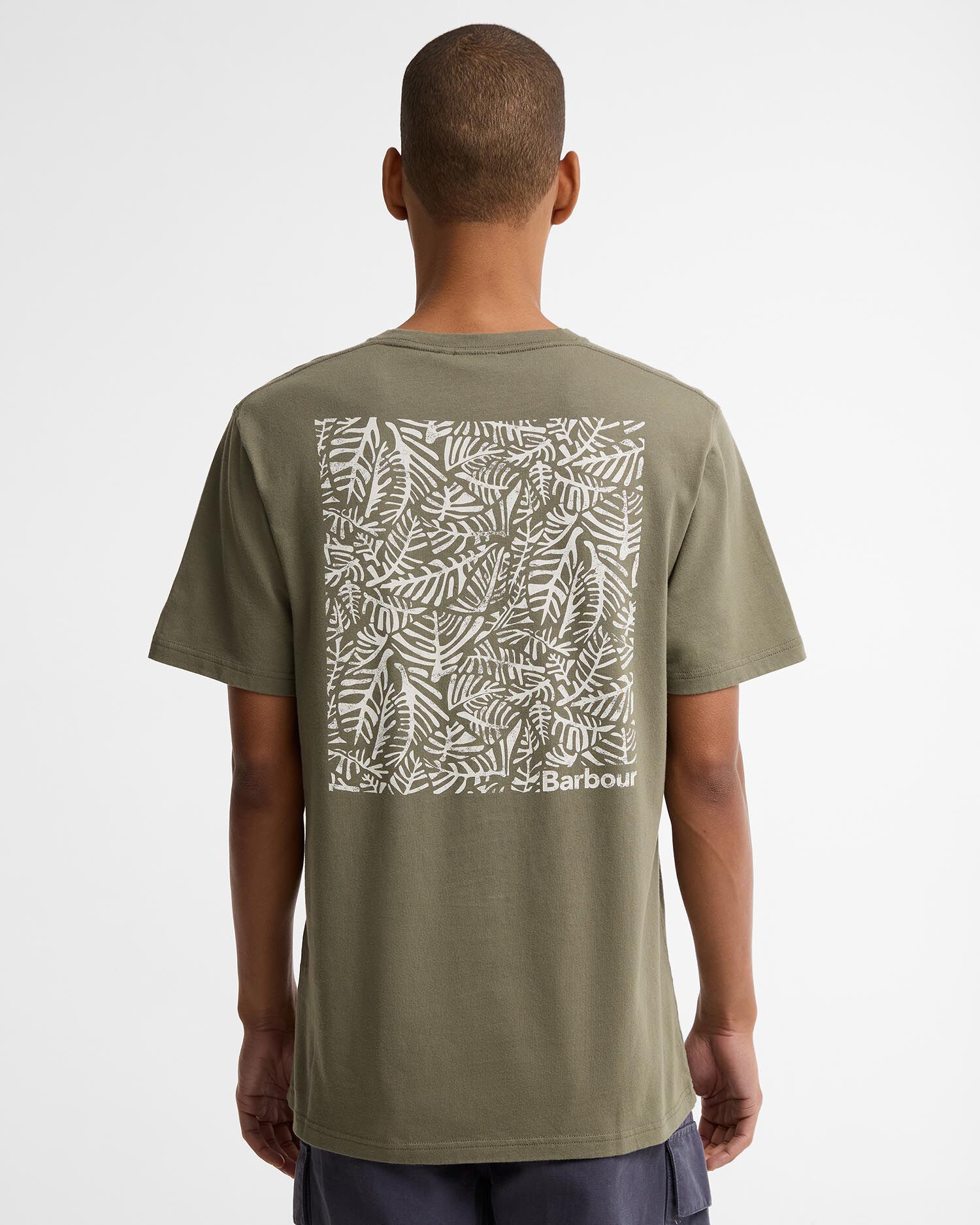 Dearham Graphic Tailored T-Shirt Dusty Olive
