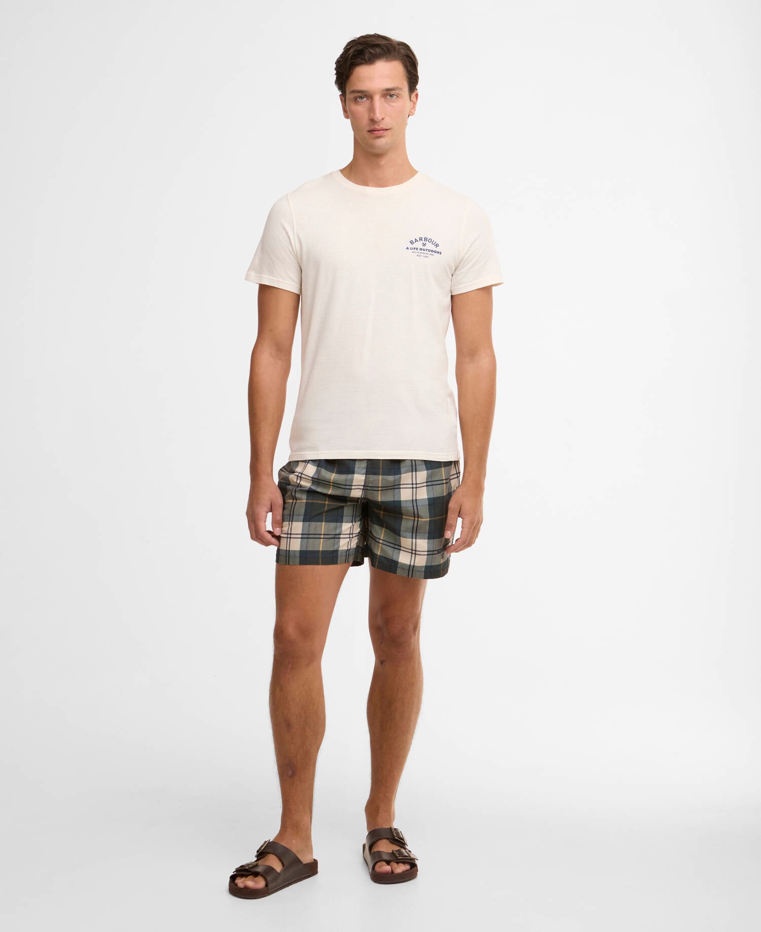 Tartan Swim Short Ancient Tartan image number 0