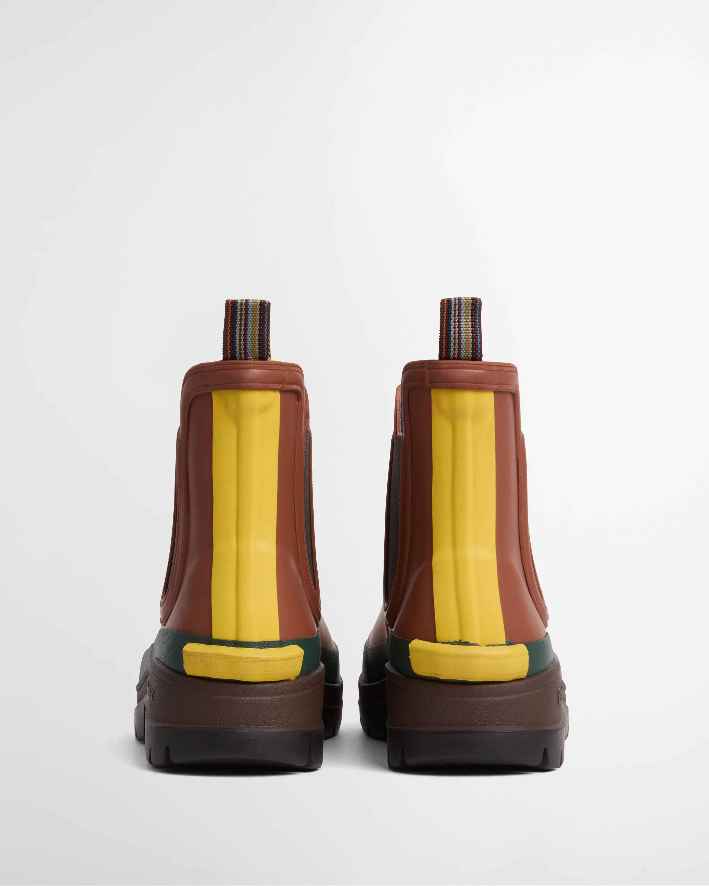 Paul Smith Loves Barbour Herren Gummistiefel Chelsea Russet