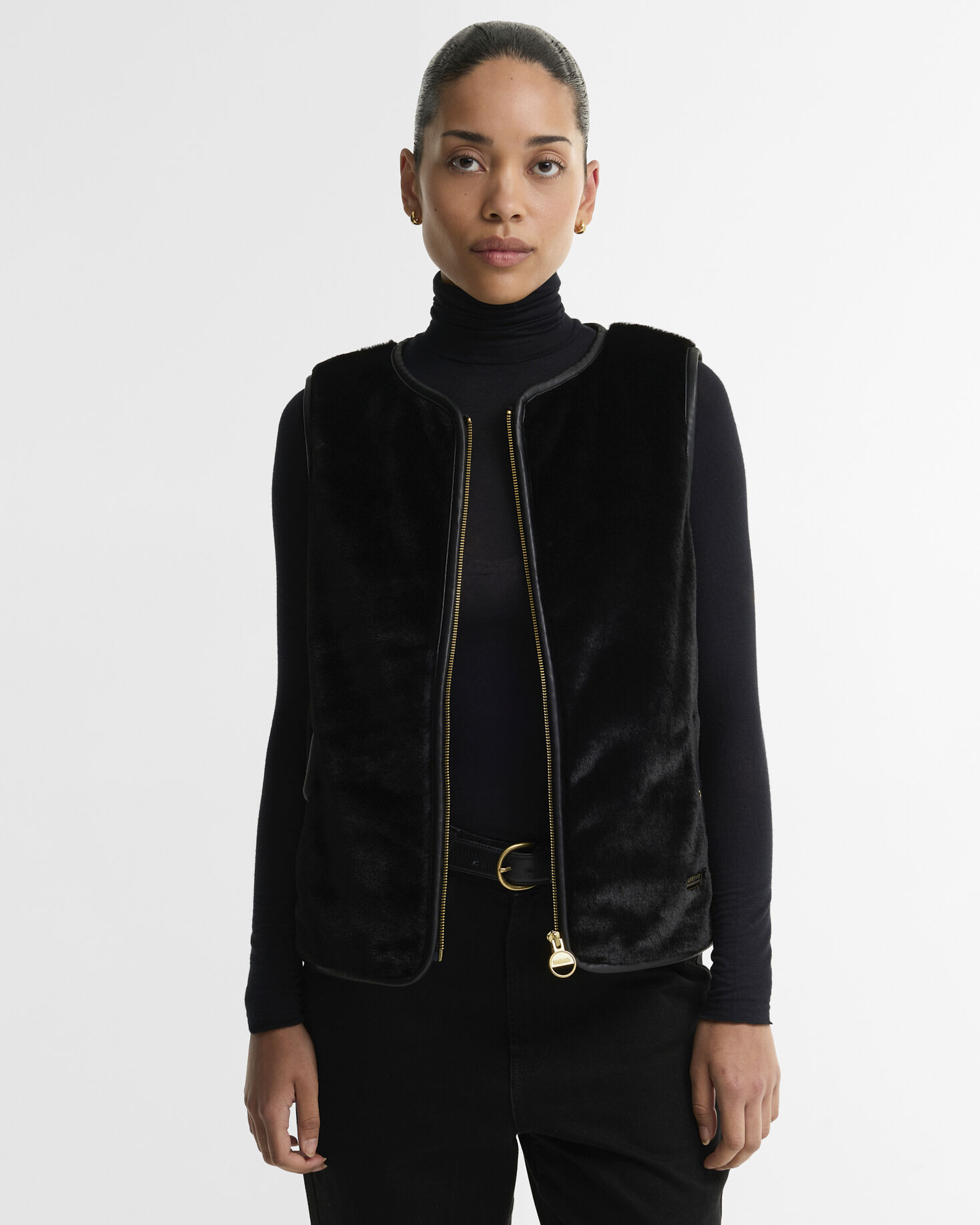 Oulton Faux-Fur Liner Black