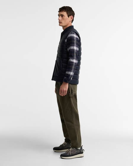 Re-Engineered Hadden Quilted Gilet Dark Navy