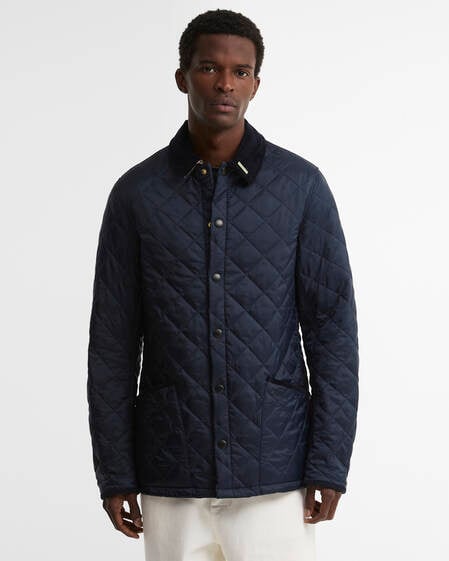 icons Heritage Quilted Jacket Navy