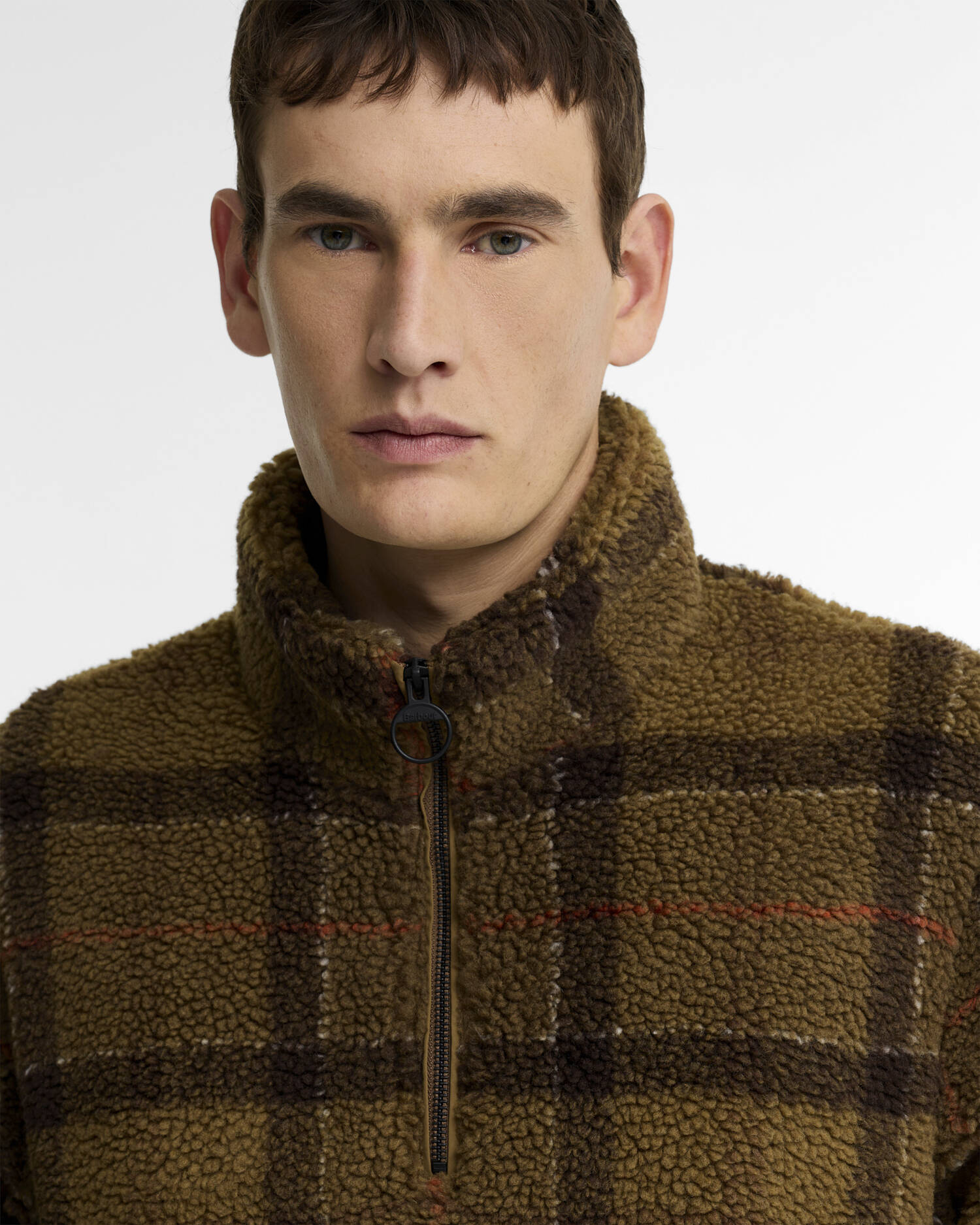 Harley Tartan Half-Zip Fleece Muted Tartan image number 3