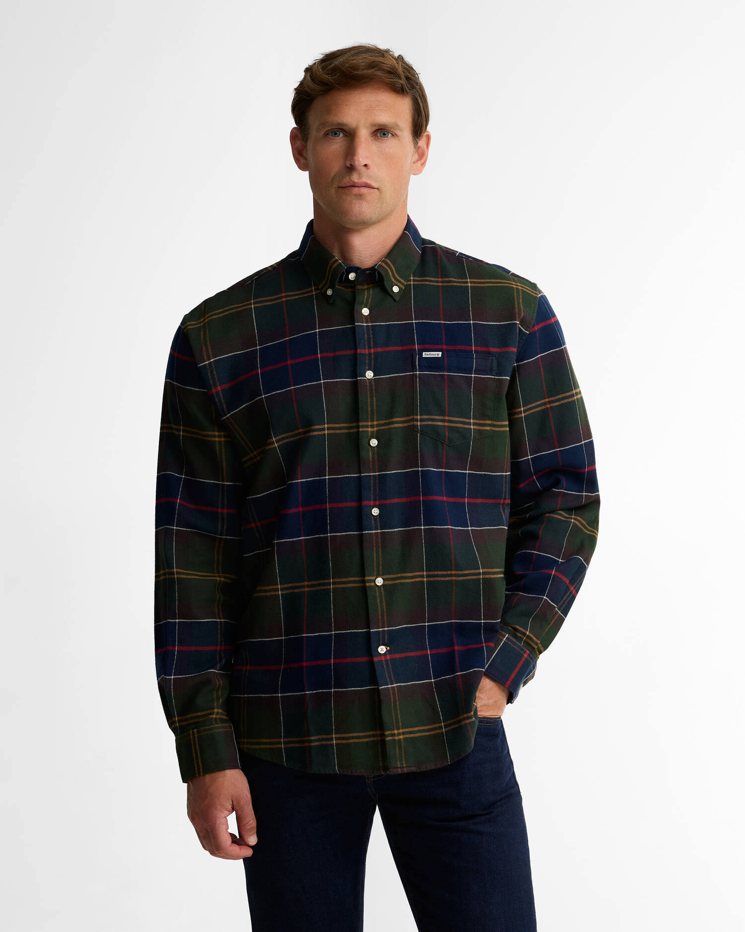 Hogside Tartan Regular Long-Sleeved Shirt Classic Tartan image number 0