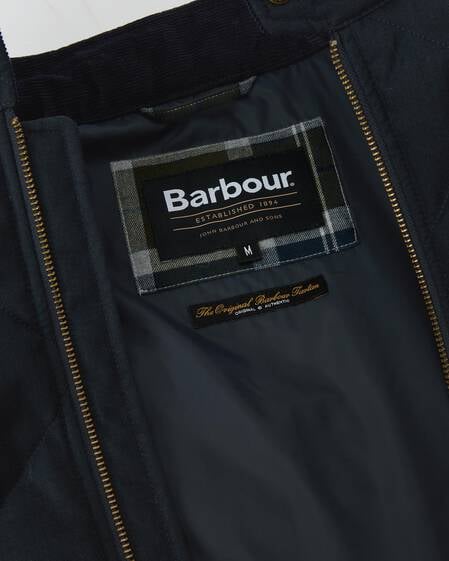 City Harrington Quilted Jacket Navy