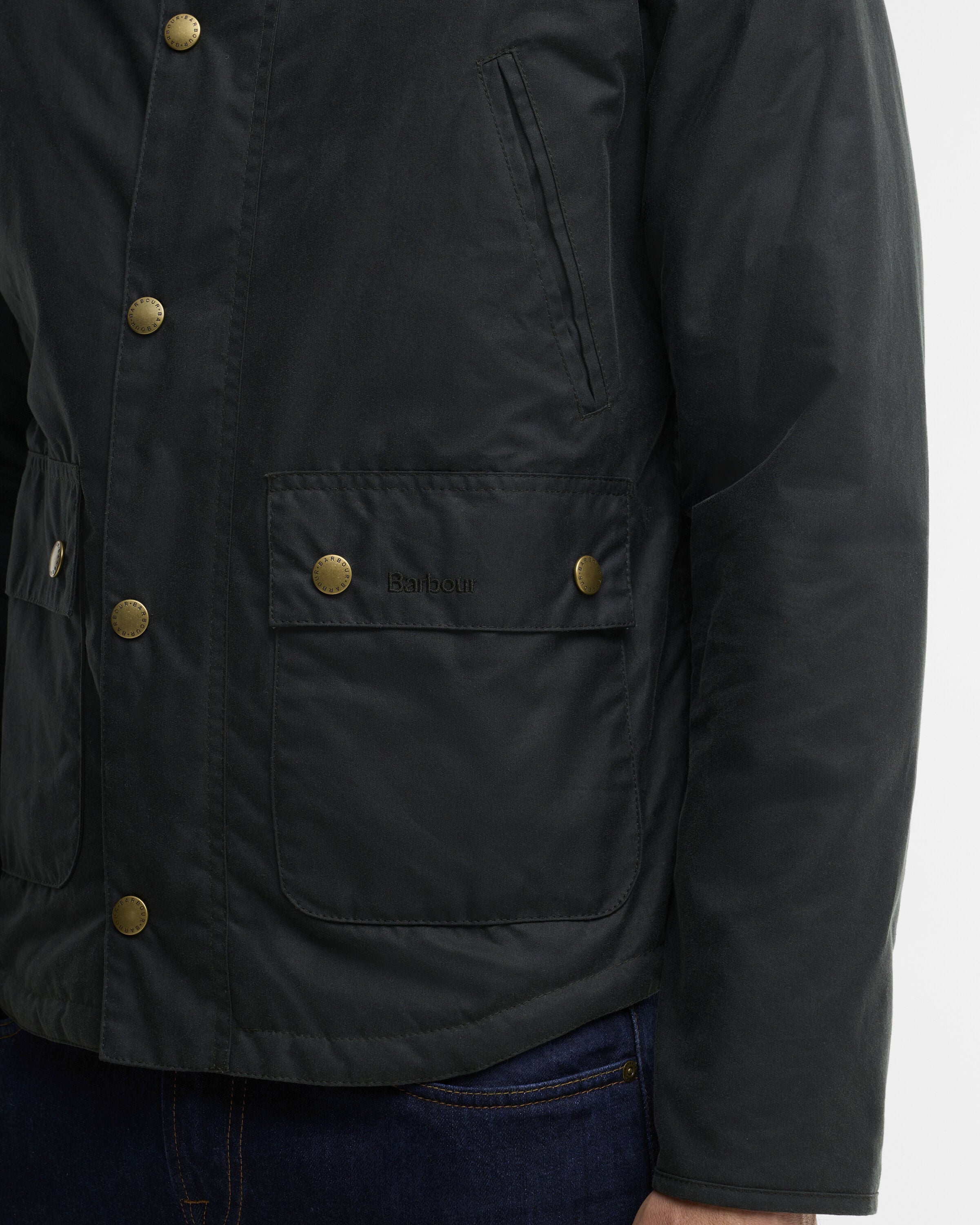 Reelin Waxed Jacket Sage