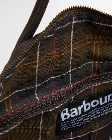 Waxed Holdall Olive